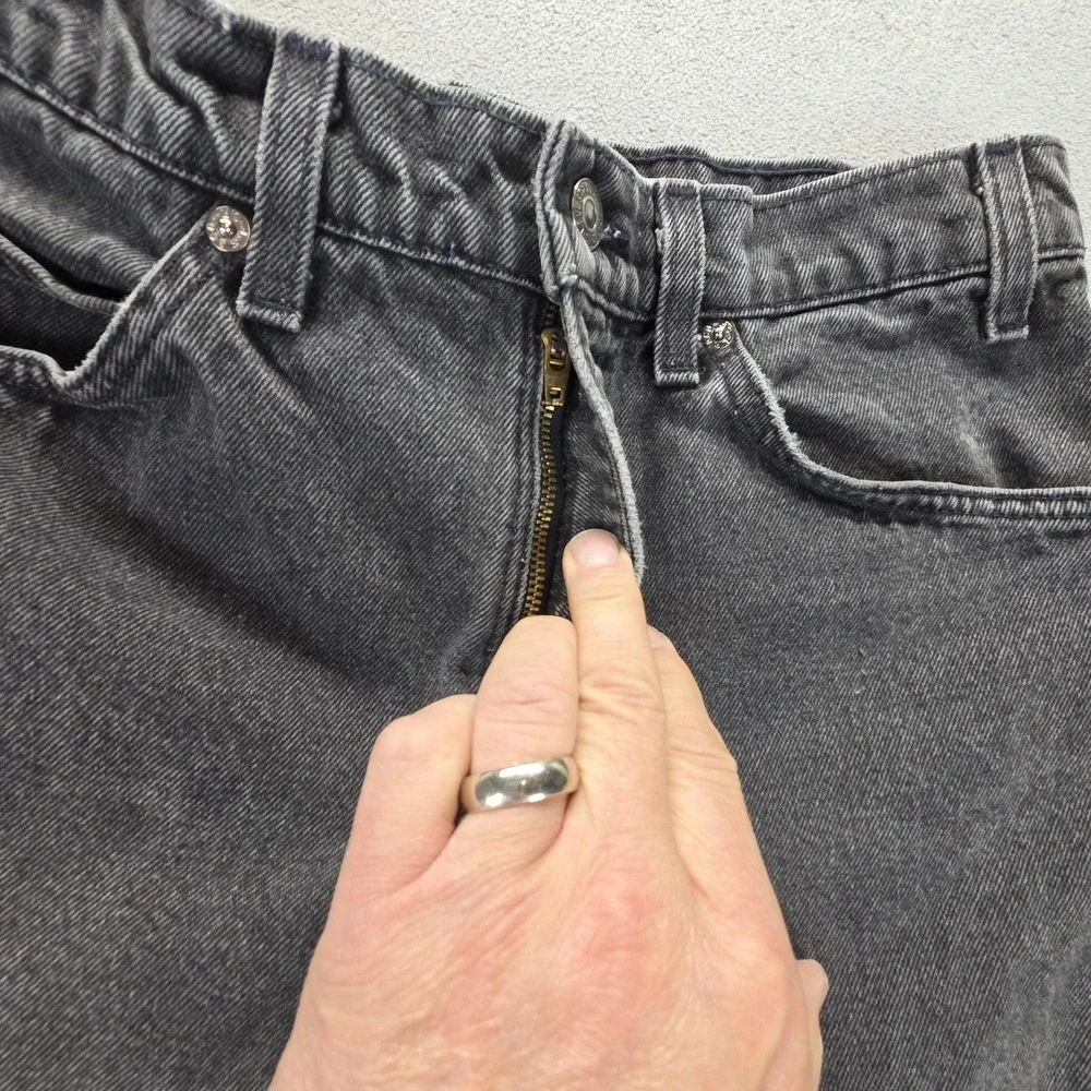 VTG Levis 505 Jeans Mens Gray Med Wash Straight‎ Denim Zip Fly USA Fits 29x29
